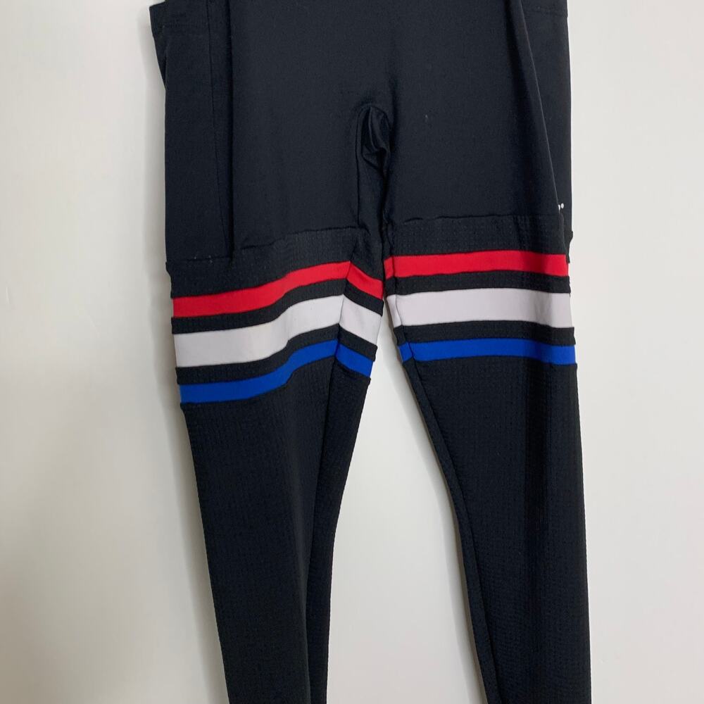 Bombshell Sportswear Scrunch Thigh Highs Red White Blue Womens - Picture 10 of 14